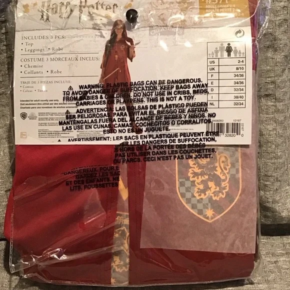Quidditch Gryffindor Costume brand new! - Picture 3 of 5